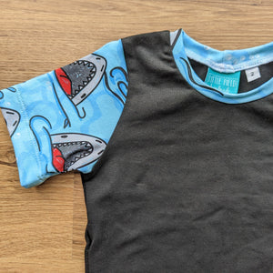 SIZE 2 Sharks tshirt