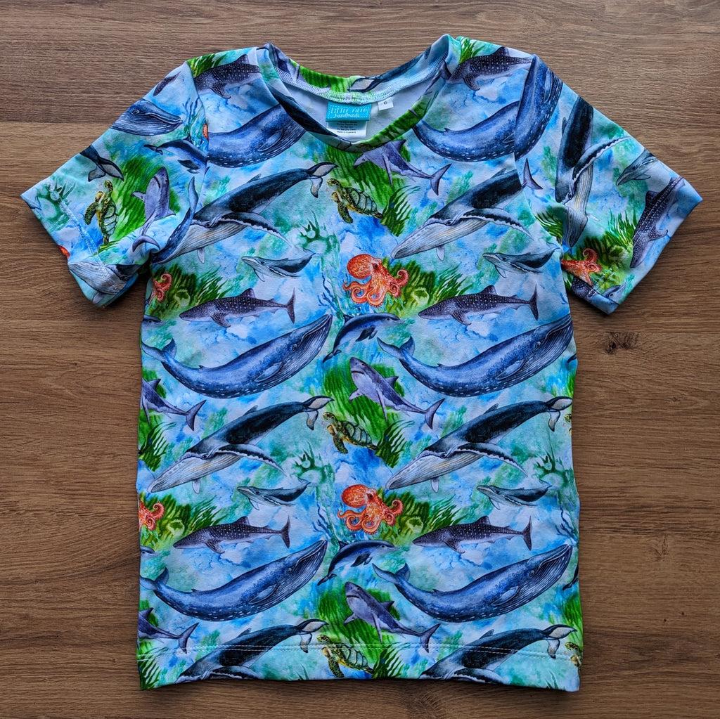 SIZE 6 Ocean animals tshirt