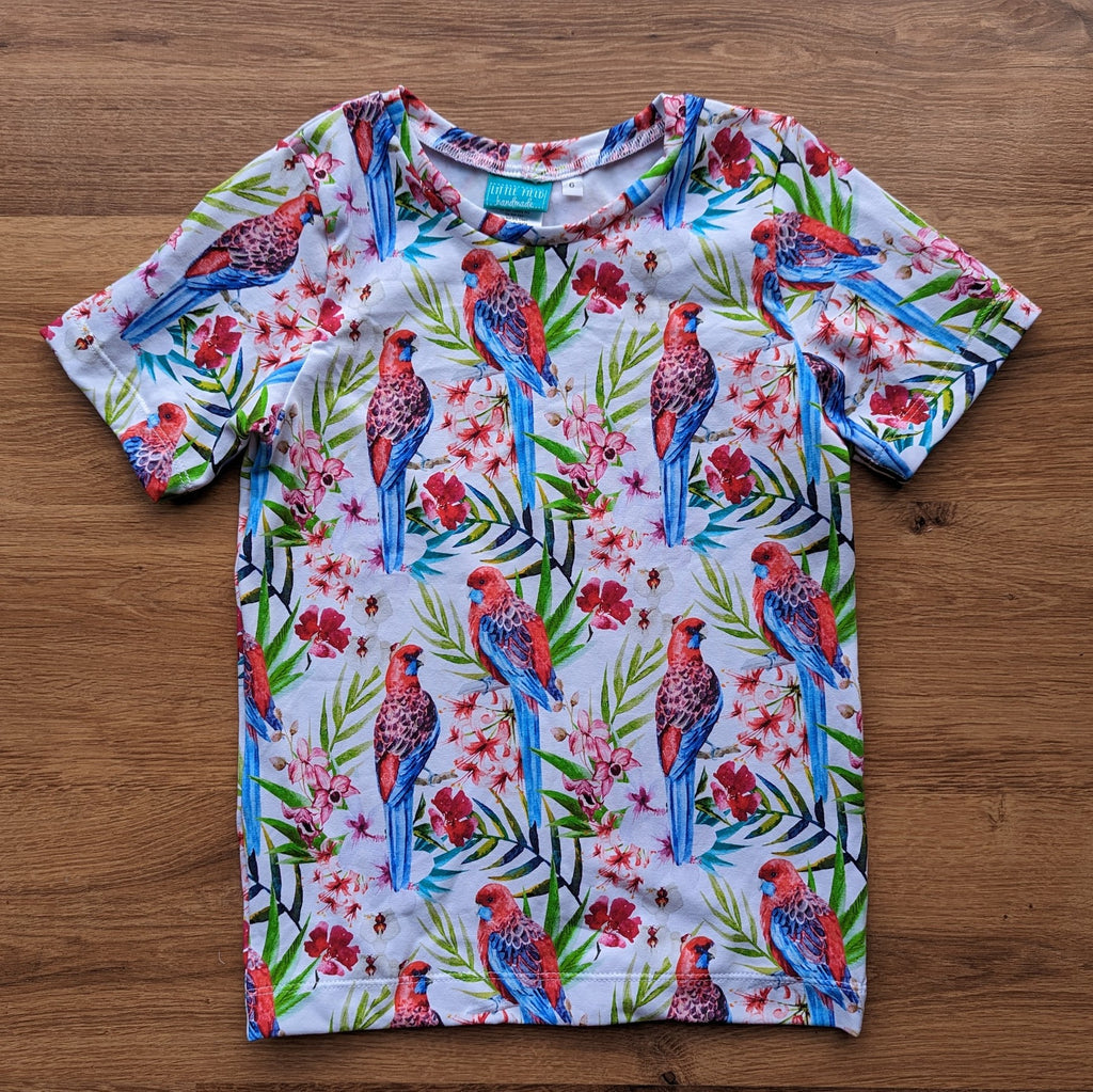 SIZE 6 Rosella floral tshirt