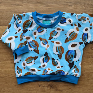 SIZE 000 Kasey Rainbow Kookies blue lounge jumper