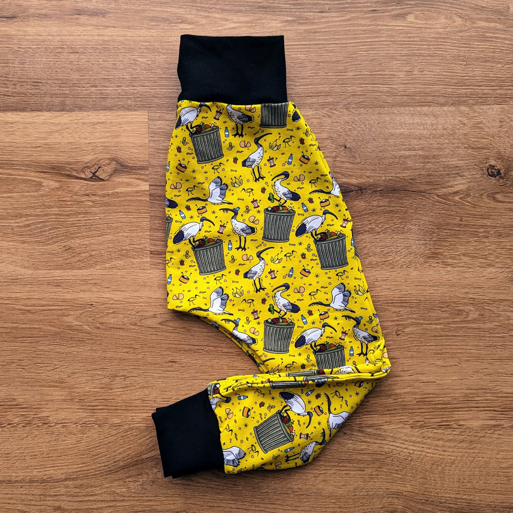 SIZE 2 Bin chickens yellow harem pants