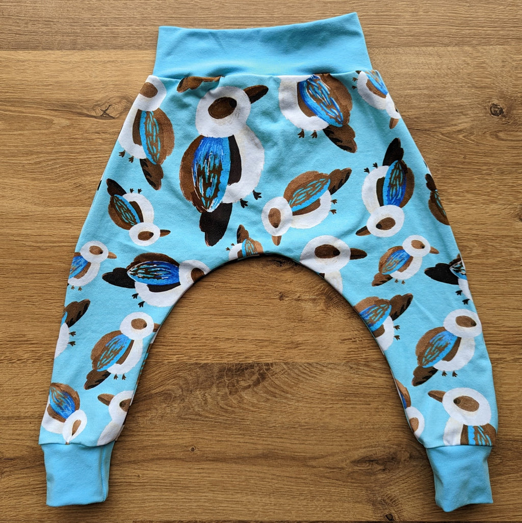 SIZE 1 Kasey Rainbow Kookies blue harem pants