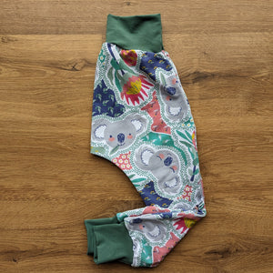 SIZE 3 Patchwork koalas harem pants