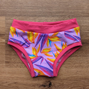 SIZE 3 Kasey Rainbow Paradise birds purple undies