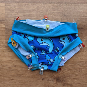 SIZE 5 Kasey Rainbow blue narwhal undies