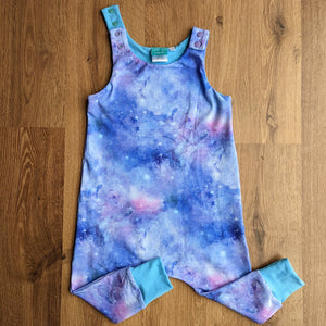 SIZE 1 Cosmic galaxy harem romper