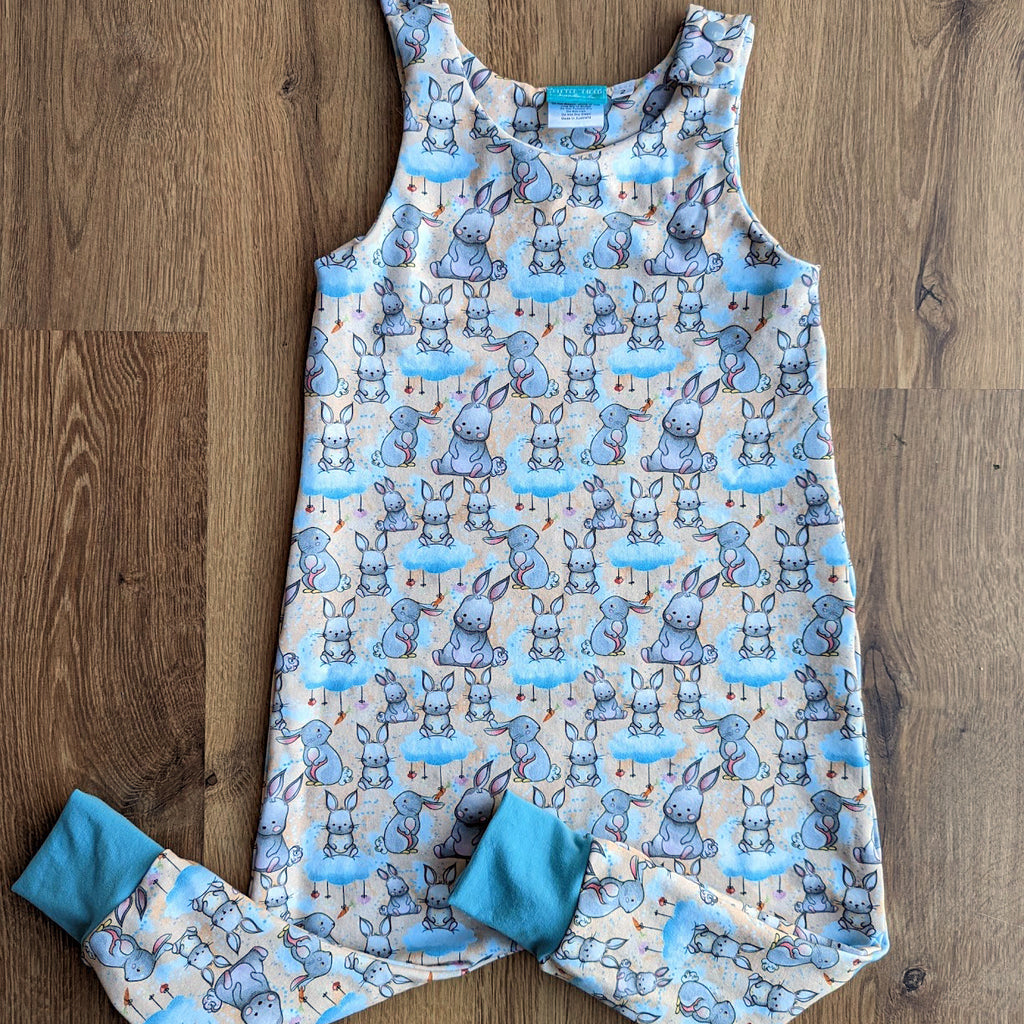 SIZE 2 Baby bunnies harem romper