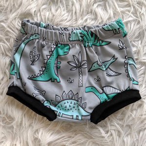 Size 0000 mint dinos bummies