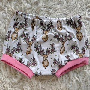 Size 1 floral deers bummies