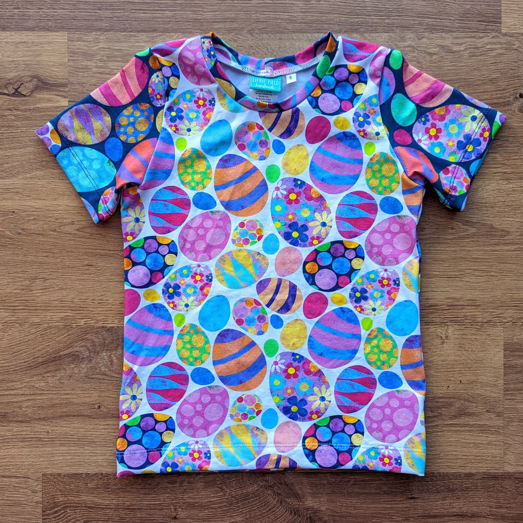 SIZE 5 Egg basket white/navy tshirt