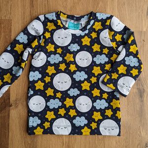 SIZE 1 Sleep tight moon long sleeve tshirt