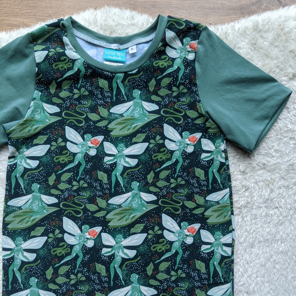 SIZE 6 Garden fairies tshirt