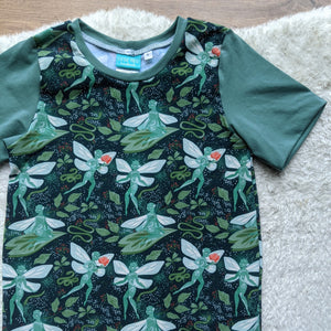 SIZE 6 Garden fairies tshirt