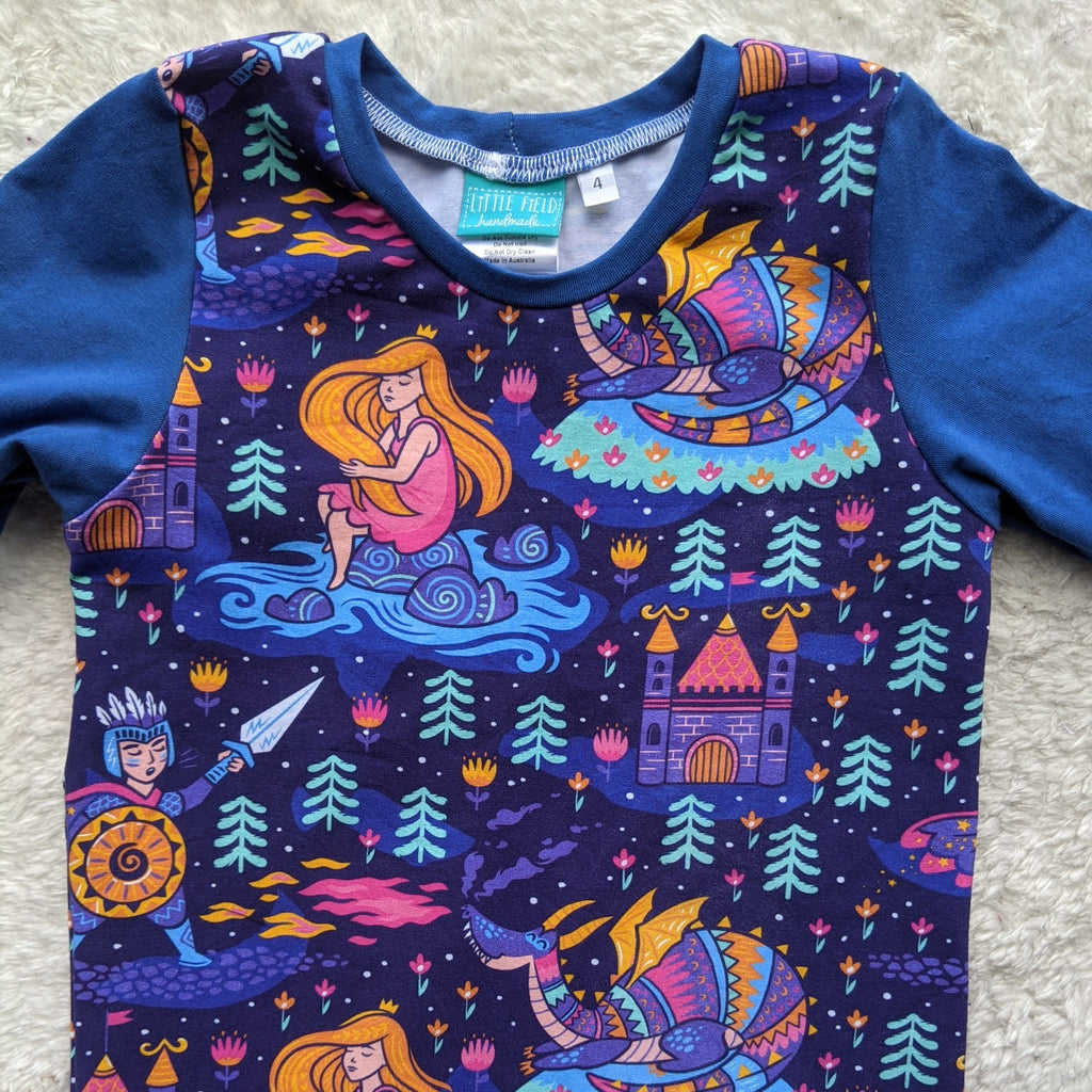 SIZE 4 Princess Dragons tshirt