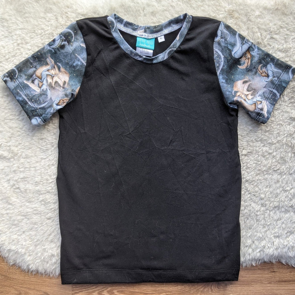 SIZE 6 Dark dragons tshirt